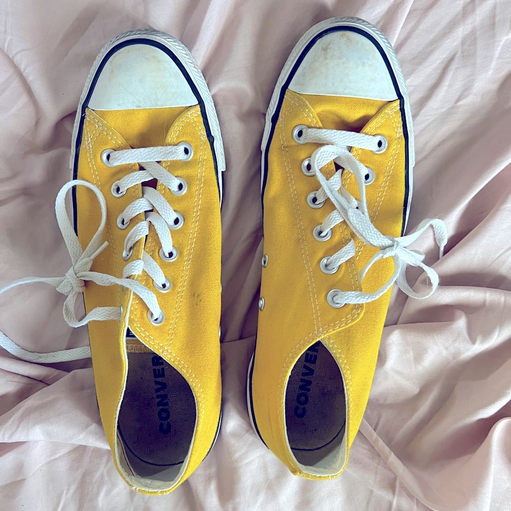 Yellow Low Top Converse